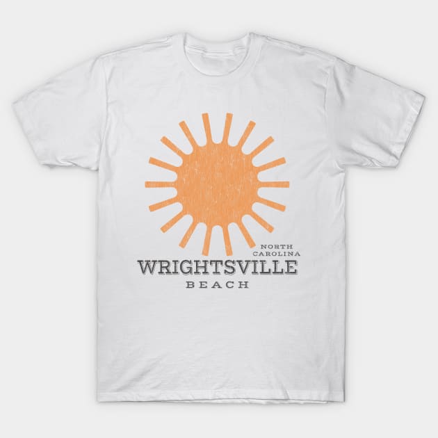 Wrightsville Beach, NC Summertime Vacationing Beachgoing Sun T-Shirt by Contentarama